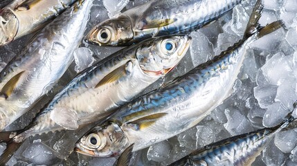 Obraz premium Sardines: Nutritious Small Fish – Canned, Fresh or Smoked. Rich in Omega-3, Protein & Calcium. Perfect for Salads, Pasta, Toast Toppings. Sustainable Seafood, Easy to Prepare for Quick Meals & Snacks.