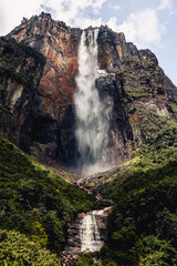 worlds tallest waterfall, Angel Falls in Canaima National Park, Venezuela