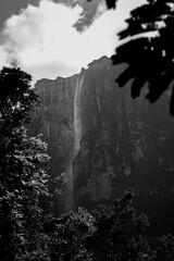 worlds tallest waterfall, Angel Falls in Canaima National Park, Venezuela