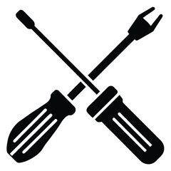 screwdriver set vector icon
