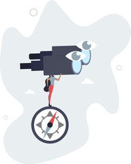 Female leadership, woman vision to lead direction, gender equality to embrace woman in business management concept.life and employment of people.