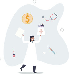 Pharmacy business with medical drug pills for disease.Healthcare industry as prescription, vaccines and capsule producer.life and employment of people.