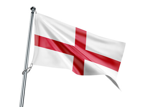 England flag with red St George cross