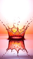 A vibrant splash of liquid