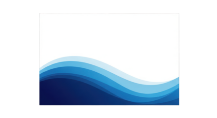Abstract Blue Wave Design Layered Curves Background.
