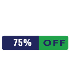 75% off, 75% discount, 75% sale, business promotion, shop offer, online store, product sale, retail discount, shopping deal, limited offer.