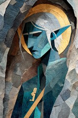 High-fantasy close-up of dark elf, dramatic moody tones and partial view emphasize elegance and danger.