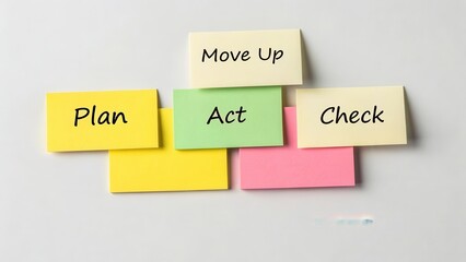 Colorful Sticky Notes for Project Management and Planning Tools