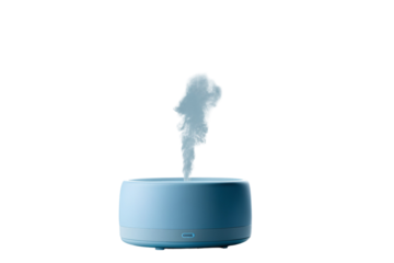Aroma diffuser emitting soothing vapor for relaxing home aromatherapy and air purification needs