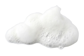 Close up white soap foam texture for clean refreshing hygiene and skincare background design