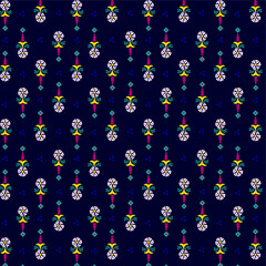 indian little beautiful motif pattern fabrics design.