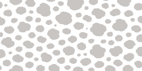 Seamless vintage texture with pink paw prints and heart shapes, an abstract design for wallpaper or textile printing