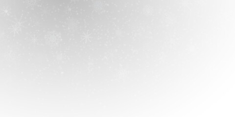 Winter background with falling snowflakes isolated on transparent background, vector png. Snowfall, blizzard, snow storm, snow hurricane. Snowflakes.	
