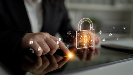 Cyber security safeguards data and systems. Cyber security uses AI, digital security protects cloud, Cyber security defends finance, and ensures access control. Latch