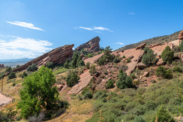 Red Rocks Amphitheater outside of Denver, Colorado