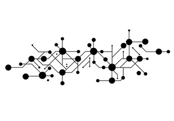 Abstract Network Connections Graphic.