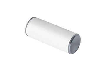 Innovative Side-Open White Roll Mockup for Unique Packaging Design and Product Branding Applications