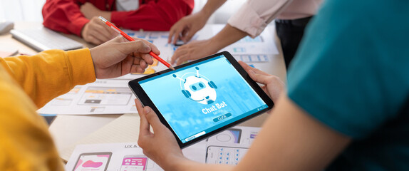 Chatbot software application for brisk online business that automatically reply to customer...