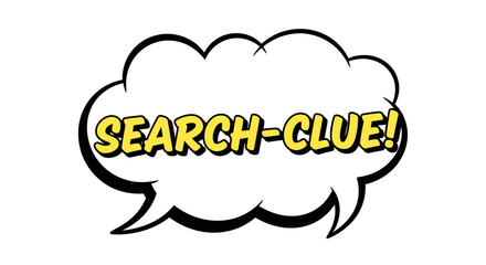 Comic Book Style Speech Bubble with Text