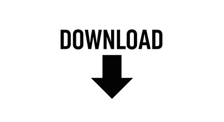 Download Icon with Text