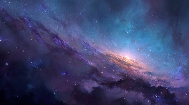 Explore the breathtaking beauty and vastness of distant galaxies, nebulae, and starfields in this stunning cosmic vista, igniting wonder and imagination.