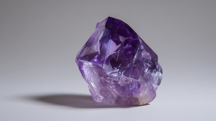 A Purple Amethyst Rock