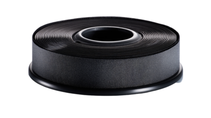 Black edging roll, garden, landscaping, close-up, studio