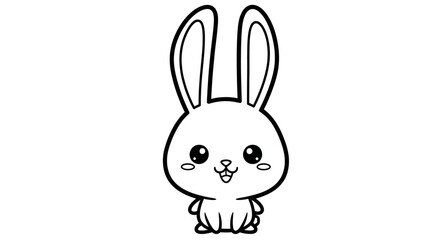 Cute Cartoon Rabbit Illustration