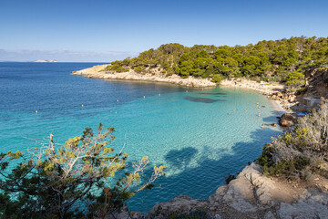 Cala Saladeta (Ibiza - Baléares - Espagne)