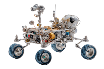 Detailed mechanical model of a space rover