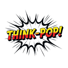 Comic Book Style Think-Pop Phrase