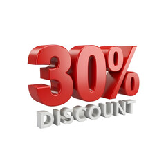 3D design of 30%