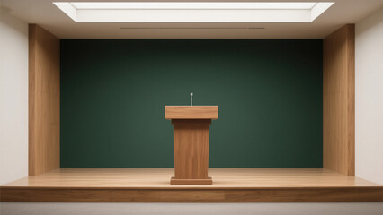 empty classroom with blackboard