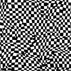 Obraz premium Black and White Seamless Abstract Patterns Set