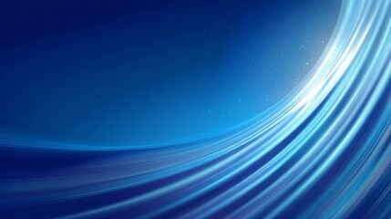 Dynamic blue light streaks create a sense of speed and progress in modern abstract design, perfect for technology and innovation themes.