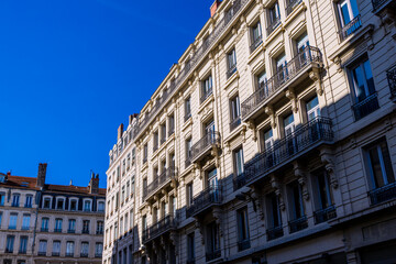 Dans les rues de Lyon en France