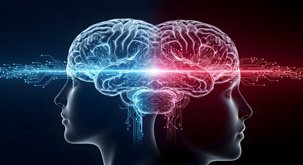 Abstract Fusion of Human Brain and Artificial Intelligence Circuits