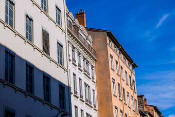 Dans les rues de Lyon en France