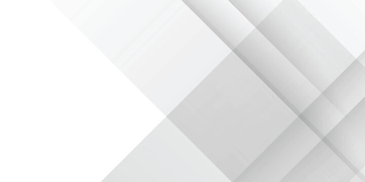 Abstract white background. Minimal geometric white light background grey gradient graphic design. style concep background