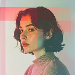 Portrait of a woman with vibrant colors (1)