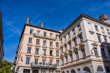 Dans les rues de Lyon en France