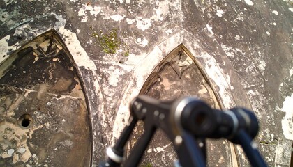 Aged Arches: A Detailed Perspective of Architectural Heritage Under Inspection