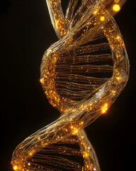 gold dna strand