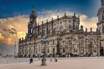 Fototapeta premium Hofkirche Dresden (Sachsen)