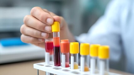 Blood bank technologists perform compatibility testing and antibody screening for transfusion medicine ensuring safe blood products using gel cards and automated blood typing