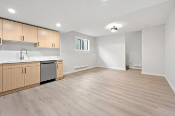 Kitchen with a sink and a dishwasher