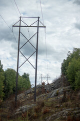 high voltage power lines