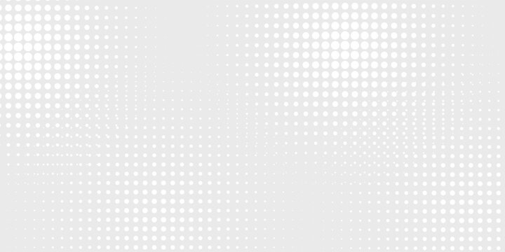 Dot white gray wave light technology texture background. Abstract big data digital halftone design, paper texture. modern circle background cover, header, business