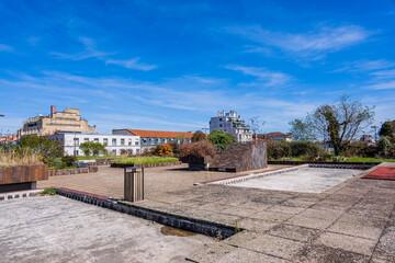 Fototapeta premium Les jardins suspendus des toits de Perrache à Lyon en France 