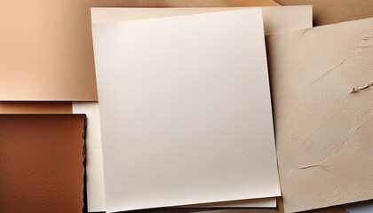 background with various textured papers like craft old grainy and white creating an interesting copy space image